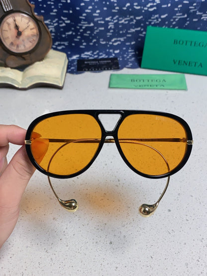 Bottega Veneta BV1273 Aviator Black Lens Sunglasses for Men & Women - 416432 - detail image 3