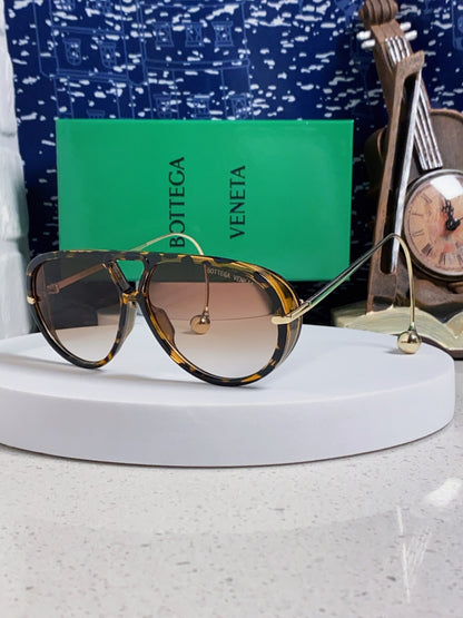 Bottega Veneta BV1273 Aviator Red Lens Sunglasses for Men & Women - detail image 2
