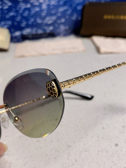 Bottega Veneta Lightweight Metal Rimless Silver Lens Sunglasses - 466348 - detail image 7