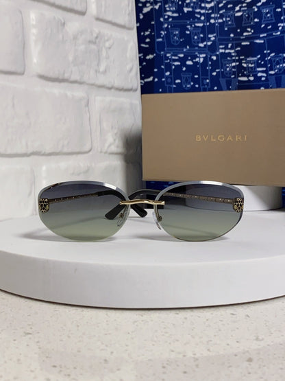 Bottega Veneta Lightweight Metal Rimless Silver Lens Sunglasses - 466348 - detail image 2