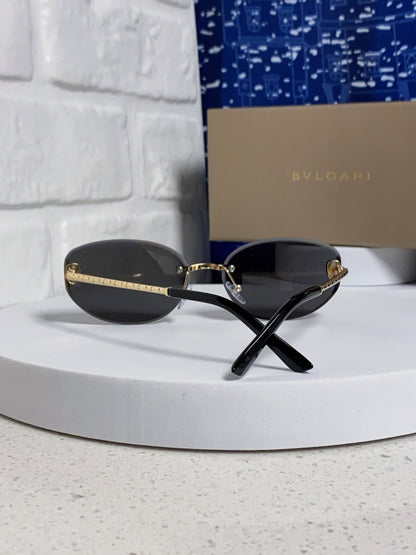 Bottega Veneta Lightweight Metal Rimless Silver Lens Sunglasses - detail image 3