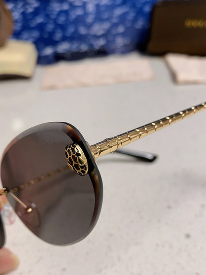 Bottega Veneta Lightweight Metal Rimless Silver Lens Sunglasses - detail image 7