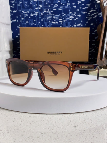 Burberry Folding Fashion Red Lens Sunglasses for Men & Women - 432412