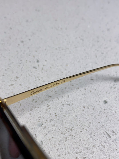 Cartier Metal Round Black Lens Sunglasses for Men & Women - 358538 - detail image 8