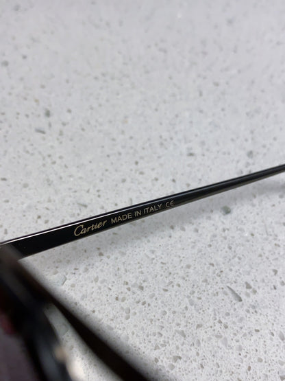 Cartier Metal Round Silver Lens Sunglasses for Men & Women - 358539 - detail image 8