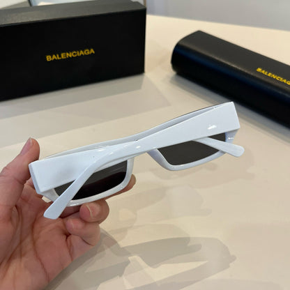 Balenciaga Rectangular Silver Lens Sunglasses for Men & Women - 487544 - detail image 9