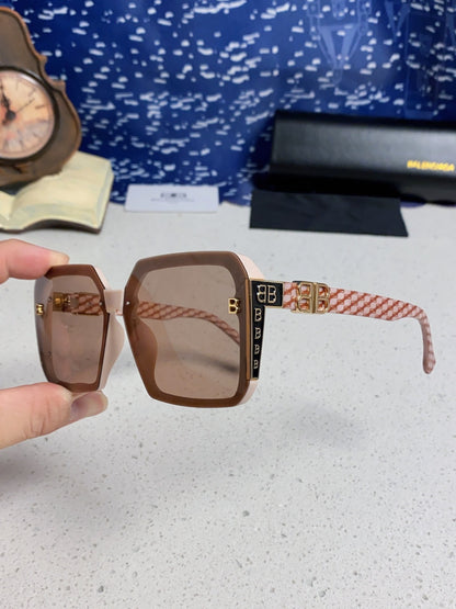 Balenciaga Square Red Lens Sunglasses for Men & Women - 158571 - detail image 6