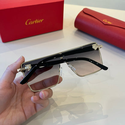 Cartier Lightweight Metal Rimless Silver Lens Sunglasses for Men & Wo - 935062 - detail image 6