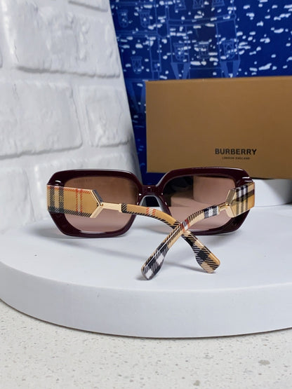 Burberry Rectangular Red Lens Sunglasses for Men & Women - 416076 - detail image 3