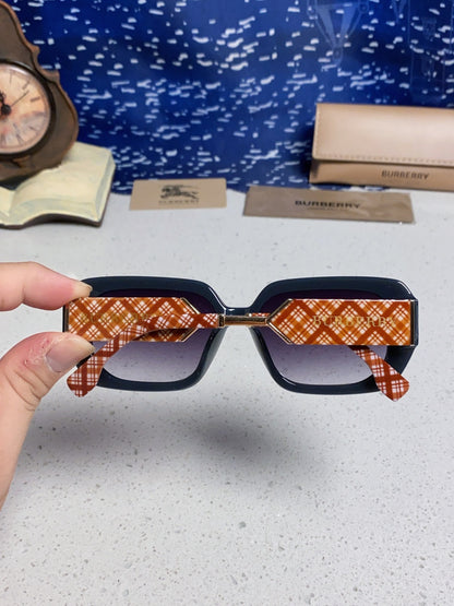 Burberry Rectangular Blue Lens Sunglasses for Men & Women - 416077 - detail image 5