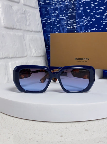 Burberry Rectangular Blue Lens Sunglasses for Men & Women - 416078