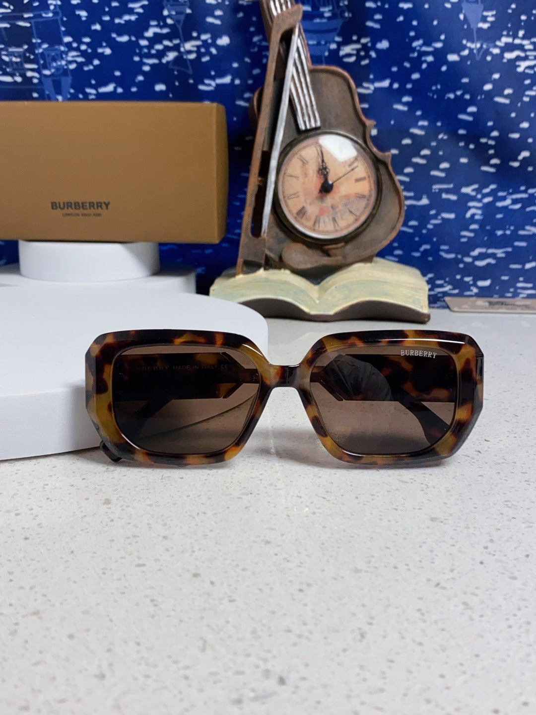 Burberry Rectangular Red Lens Sunglasses for Men & Women - 416079 - detail image 9
