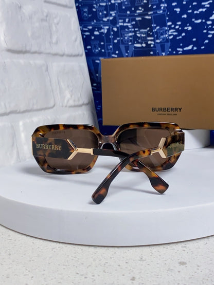 Burberry Rectangular Red Lens Sunglasses for Men & Women - detail image 3