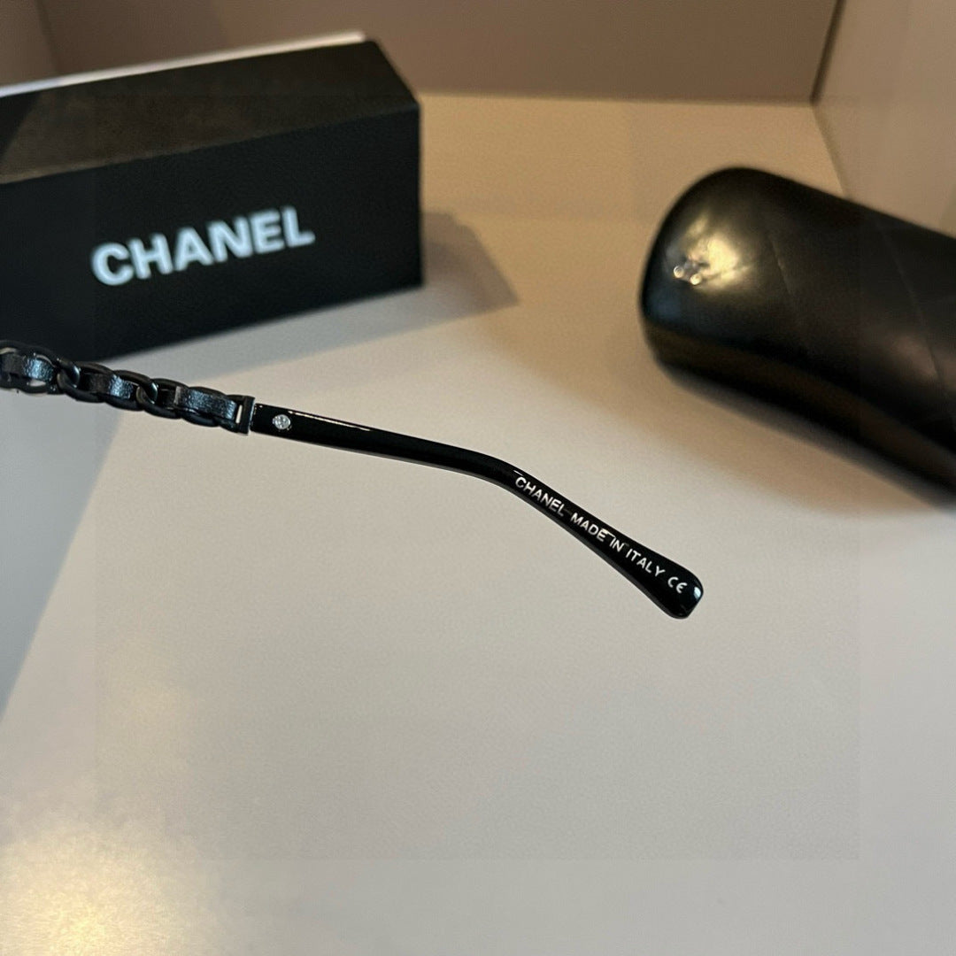 Chanel Oversized Silver Lens Sunglasses for Men & Women - 493547 - detail image 7