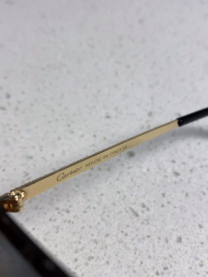 Cartier Lightweight Metal Rimless Silver Lens Sunglasses for Men & Wo - 132558 - detail image 8