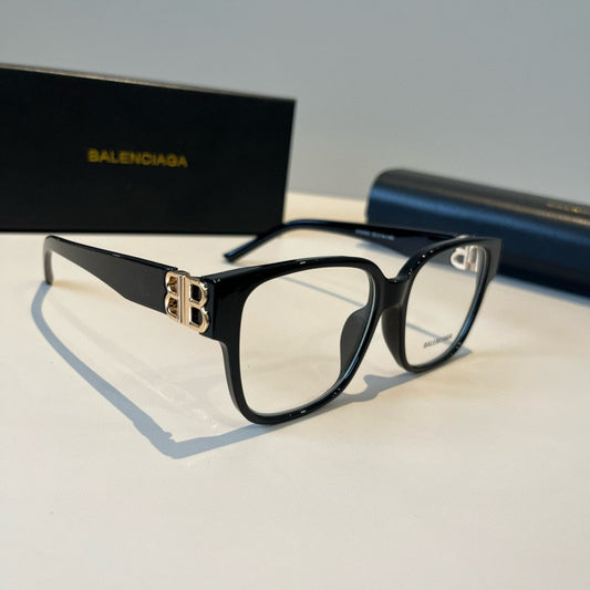 Balenciaga Folding Square Black Lens Sunglasses for Men & Women - 416140