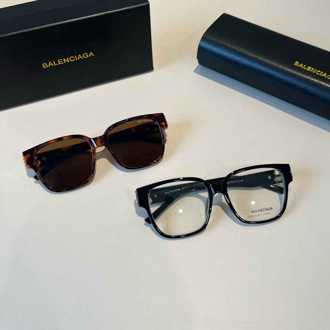 Balenciaga Folding Square Black Lens Sunglasses for Men & Women - 466034 - detail image 11