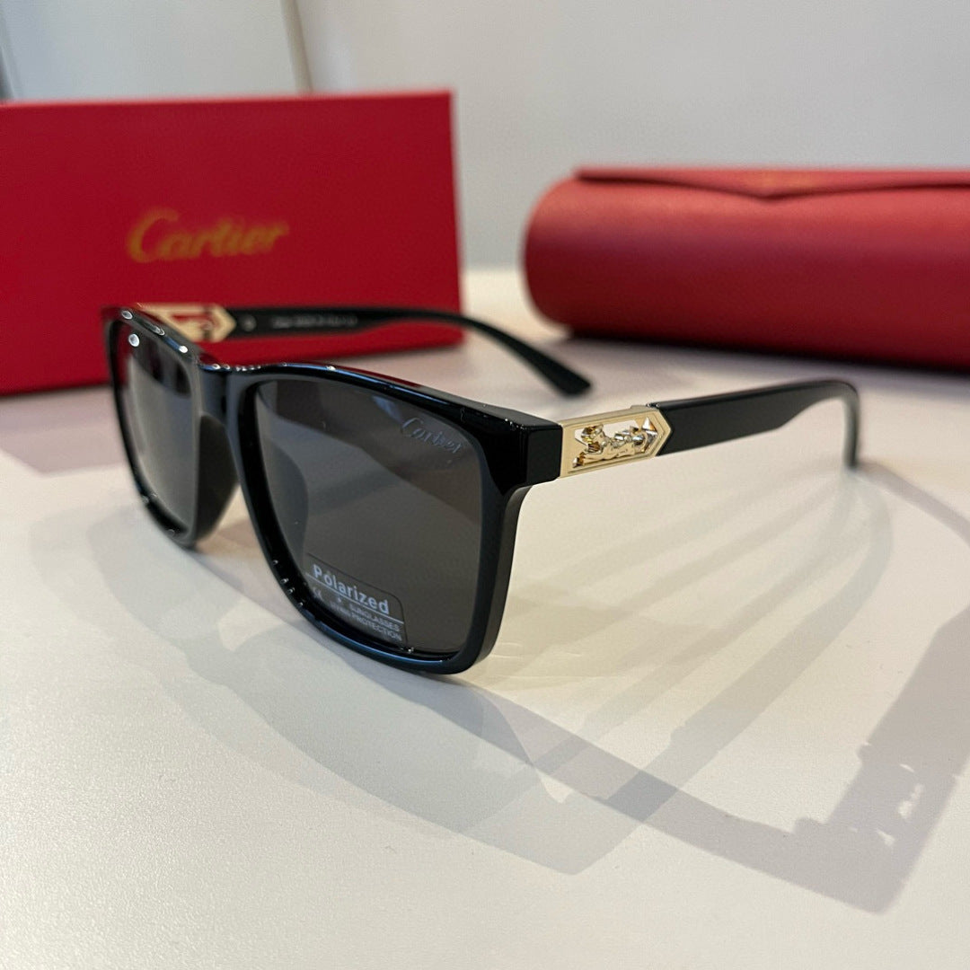 Cartier Fashion Black Lens Sunglasses for Men & Women - 449466 - detail image 3