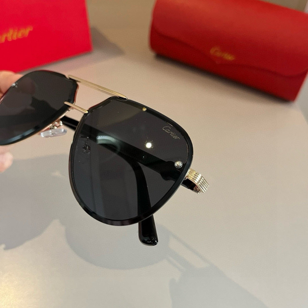 Cartier Metal Fashion Gold Lens Sunglasses for Men & Women - 935084 - detail image 7