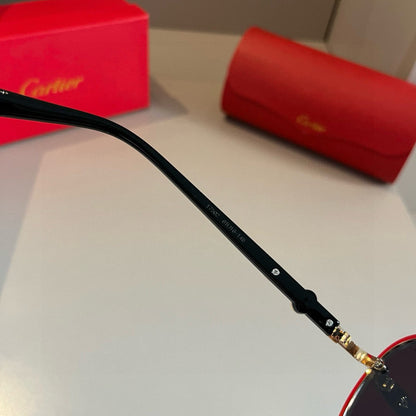 Cartier Metal Fashion Gold Lens Sunglasses for Men & Women - 465768 - detail image 10