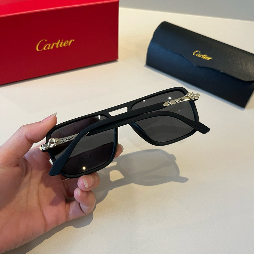 Cartier Fashion Black Lens Sunglasses for Men & Women - 449460 - detail image 9