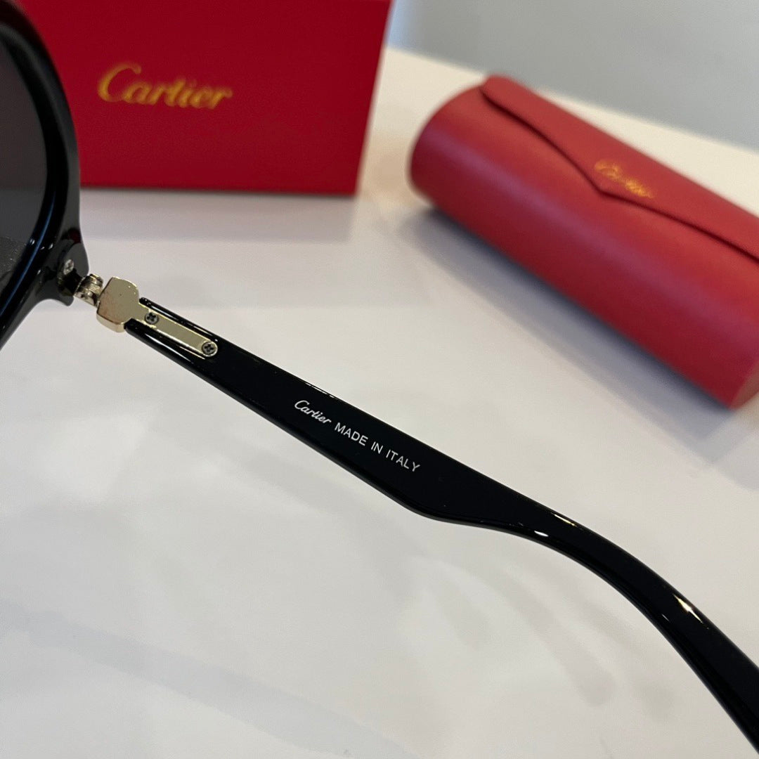 Cartier Lightweight Metal Rimless Black Lens Sunglasses for Men & Wom - 415871 - detail image 9