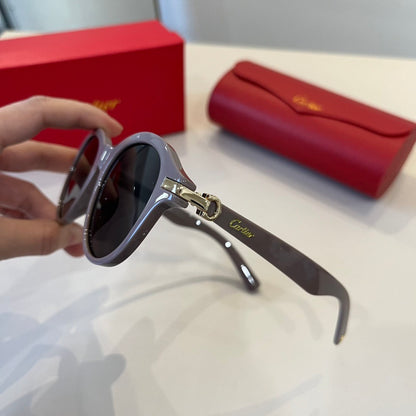 Cartier Lightweight Metal Rimless Silver Lens Sunglasses for Men & Wo - 415872 - detail image 9