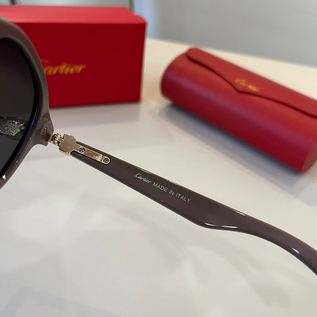Cartier Lightweight Metal Rimless Silver Lens Sunglasses for Men & Wo - 449511 - detail image 7