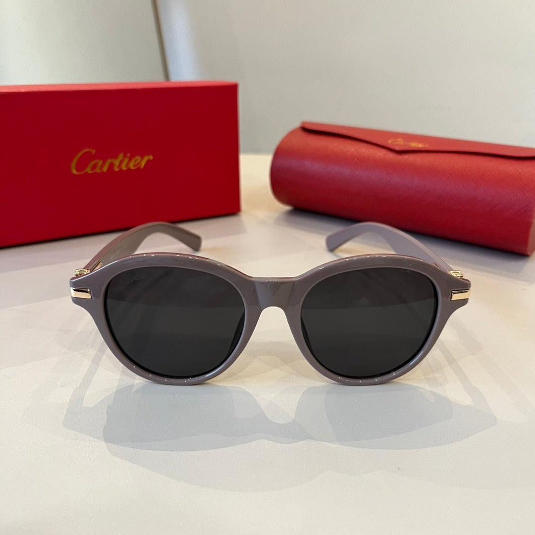 Cartier Lightweight Metal Rimless Silver Lens Sunglasses for Men & Wo - 372256 - detail image 2