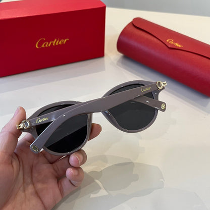 Cartier Lightweight Metal Rimless Silver Lens Sunglasses for Men & Wo - 415872 - detail image 4