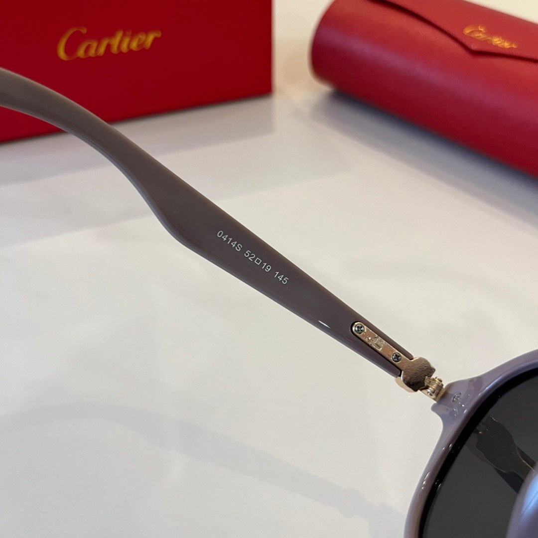 Cartier Lightweight Metal Rimless Silver Lens Sunglasses for Men & Wo - 415872 - detail image 8
