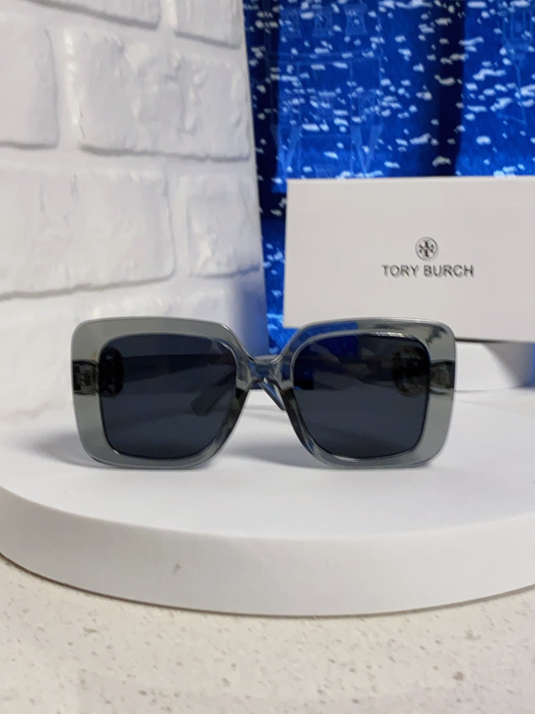 Burberry Square Black Lens Sunglasses for Women - 432506 - detail image 2