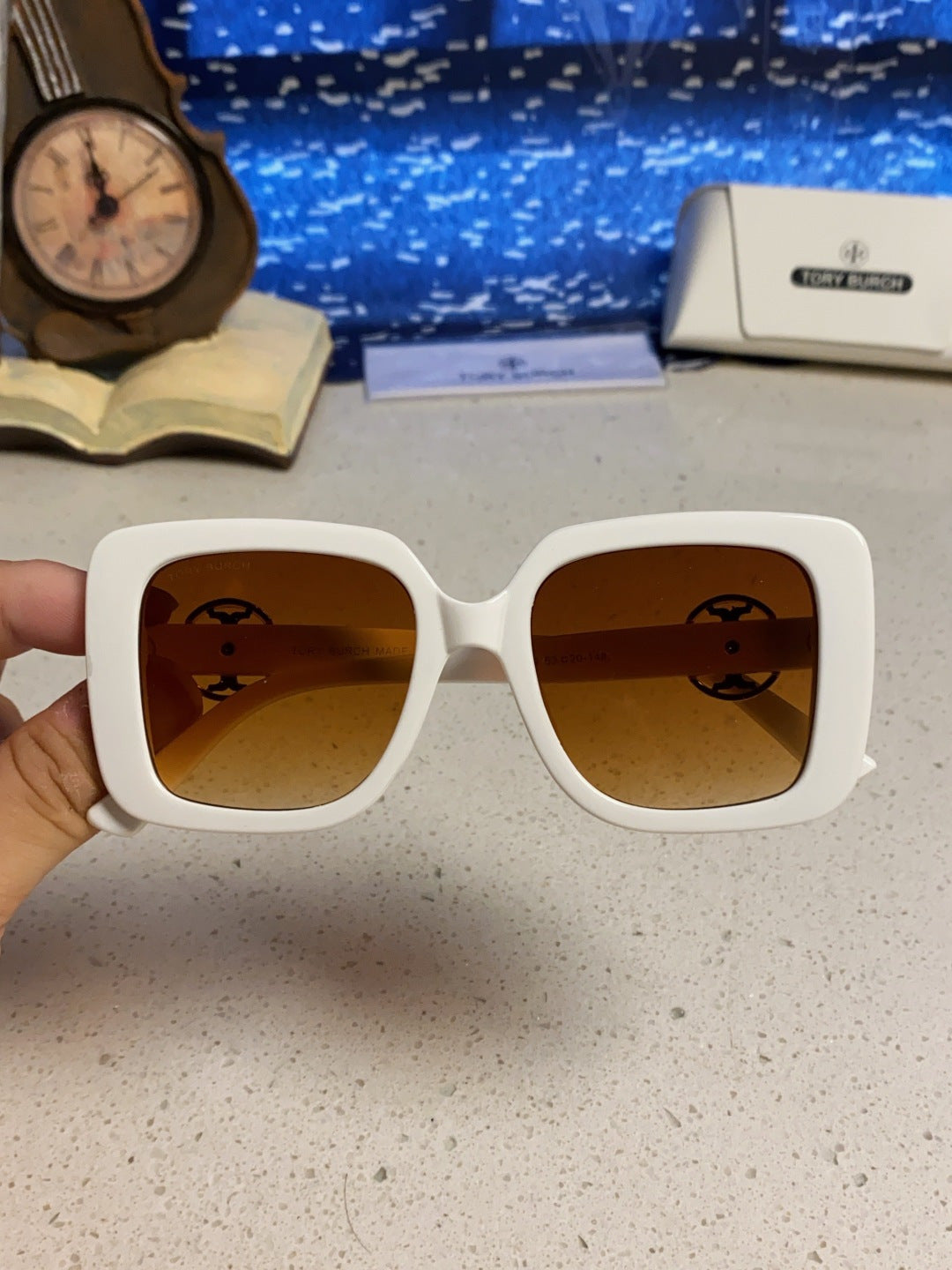 Burberry Square Brown Lens Sunglasses for Women - 432509 - detail image 4