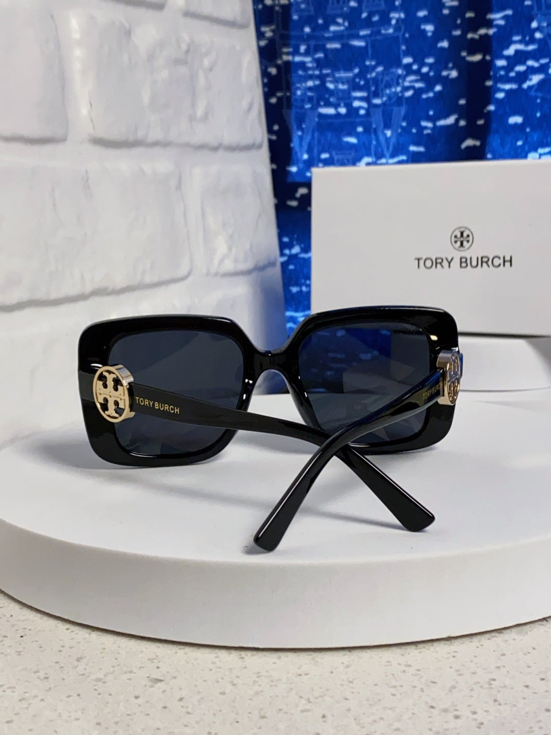 Burberry Square Black Lens Sunglasses for Women - 432510 - detail image 3