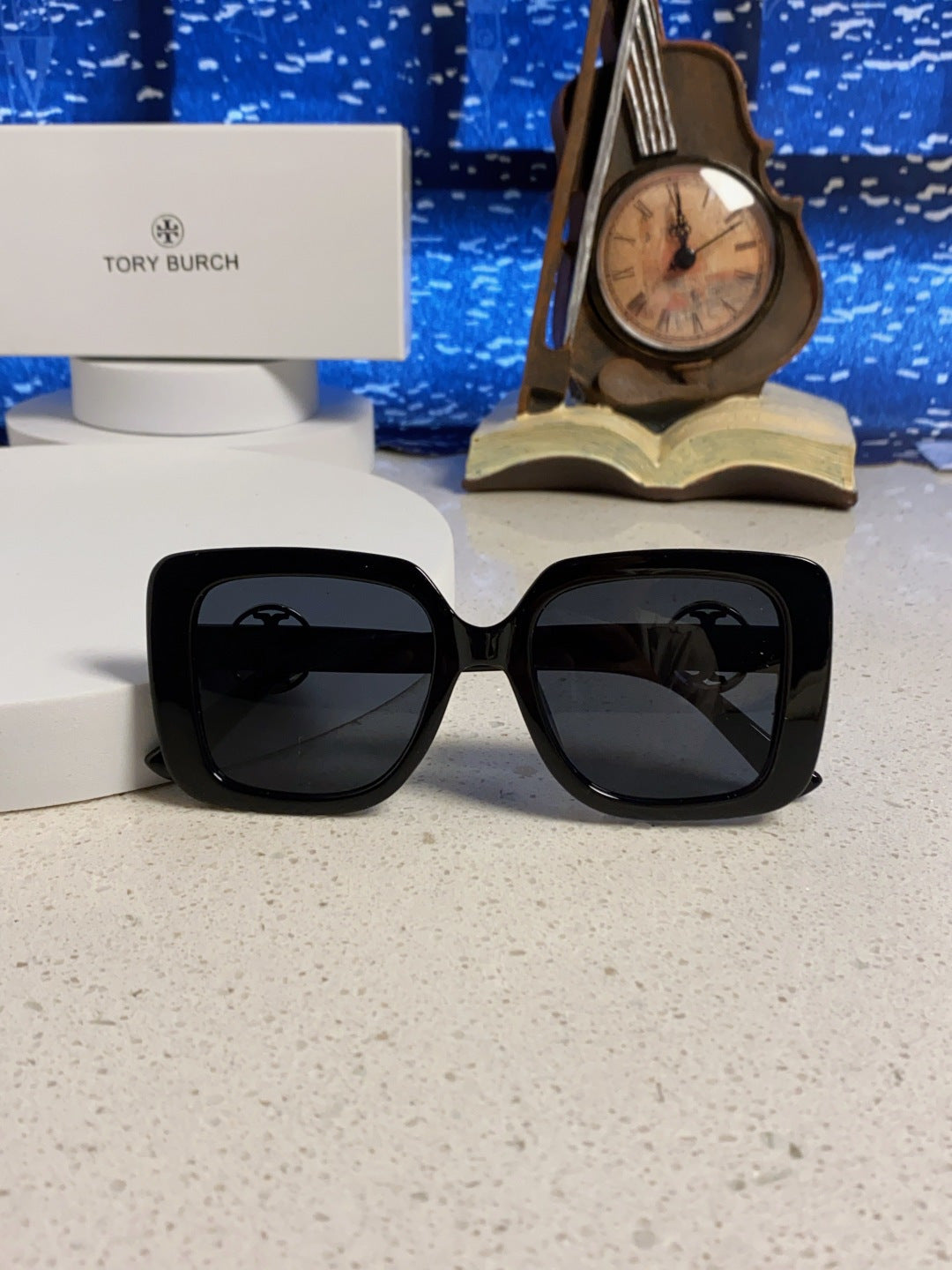 Burberry Square Black Lens Sunglasses for Women - 432510 - detail image 9
