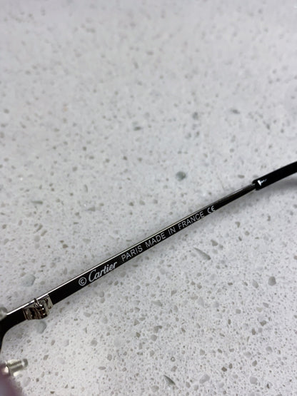 Cartier Metal Square Silver Lens Sunglasses for Men & Women - 998230 - detail image 7