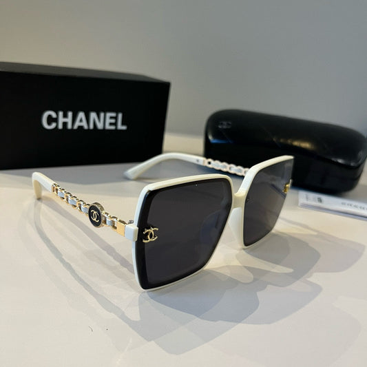 Chanel Oversized Black Lens Sunglasses for Men & Women - 493481