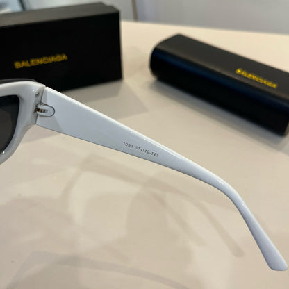 Balenciaga Rectangular Silver Lens Sunglasses for Men & Women - 358640 - detail image 7