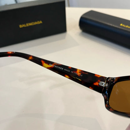 Balenciaga Rectangular Brown Lens Sunglasses for Men & Women - 358641 - detail image 9
