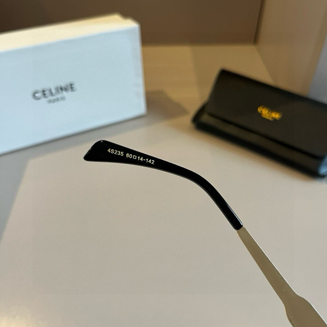 Celine Cat-Eye Gold Lens Sunglasses for Men & Women - 486953 - detail image 8