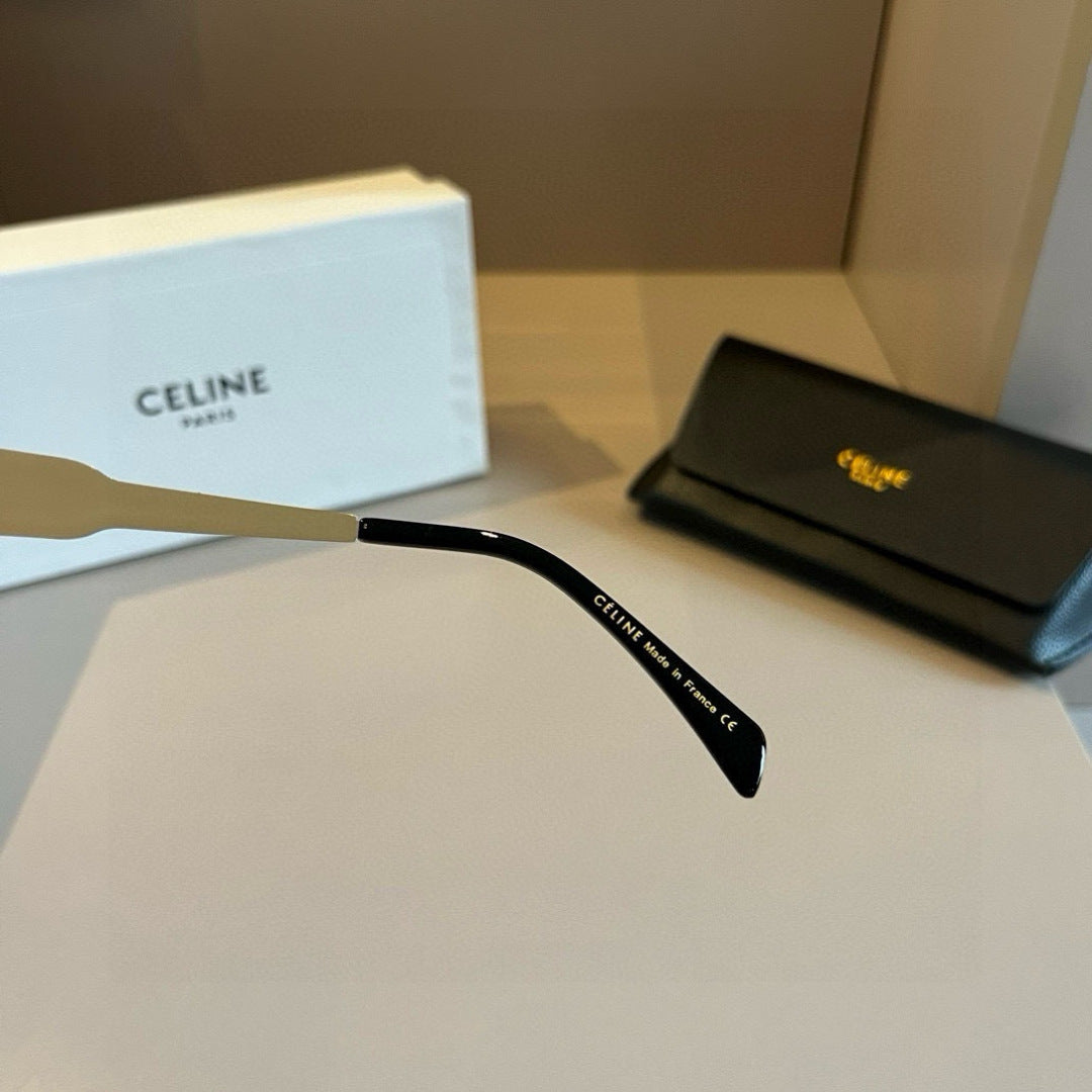 Celine Cat-Eye Gold Lens Sunglasses for Men & Women - 415630 - detail image 7