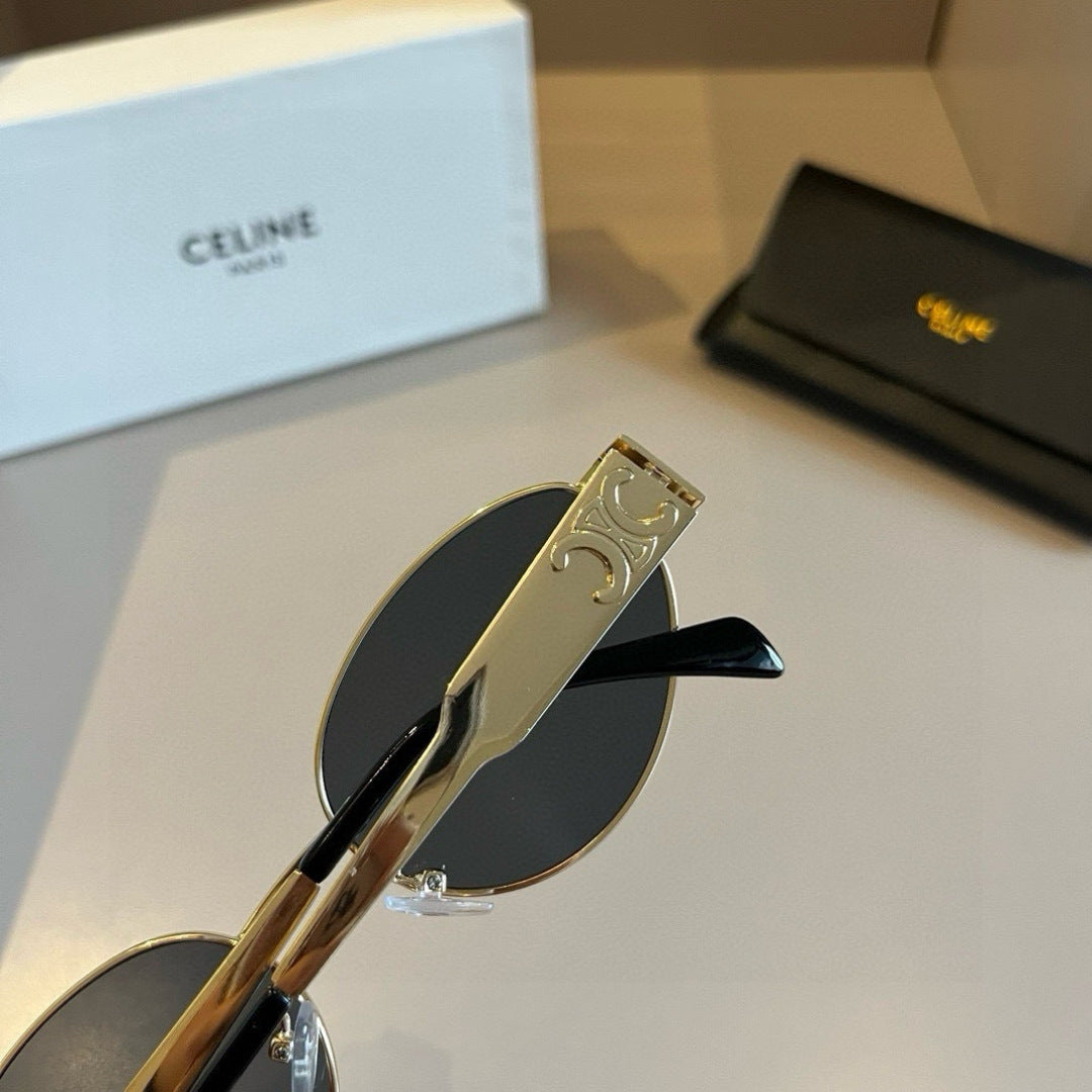 Celine Cat-Eye Gold Lens Sunglasses for Men & Women - 415630 - detail image 6