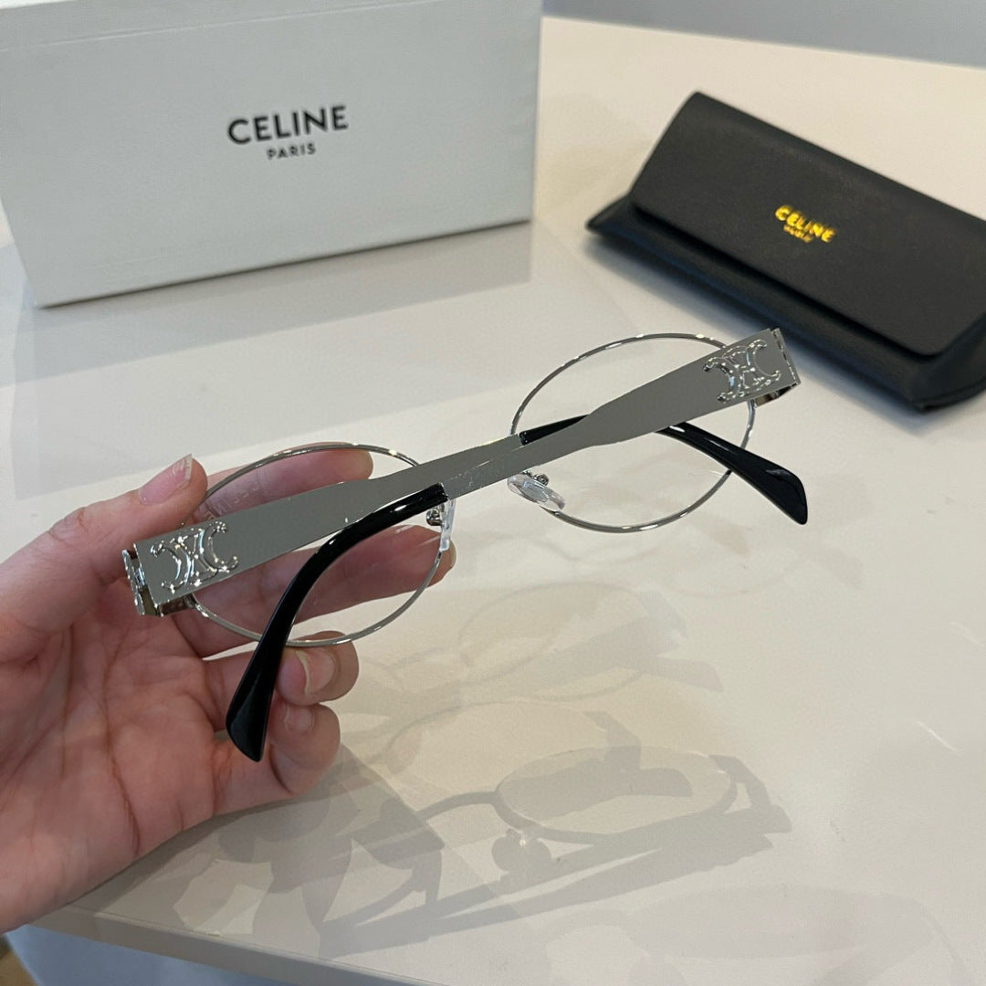 Celine Cat-Eye Silver Lens Sunglasses for Men & Women - detail image 6