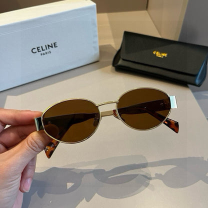 Celine Cat-Eye Gold Lens Sunglasses for Men & Women - 486955 - detail image 2