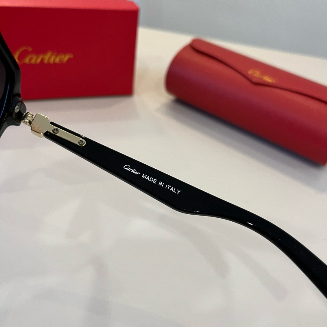Cartier Aviator Black Lens Sunglasses for Men - detail image 9