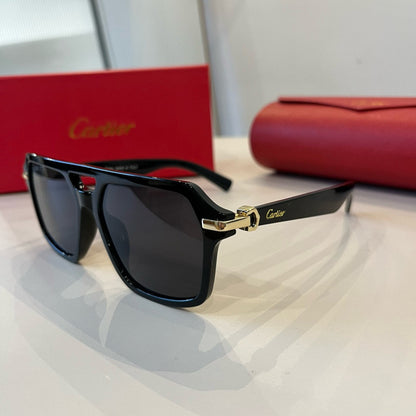 Cartier Aviator Black Lens Sunglasses for Men - detail image 3