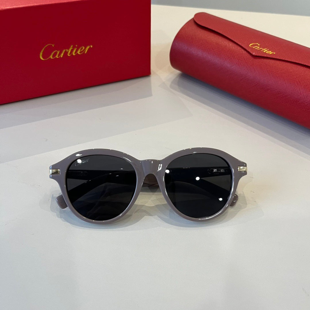 Cartier Lightweight Metal Rimless Silver Lens Sunglasses for Men & Wo - 487298 - detail image 6