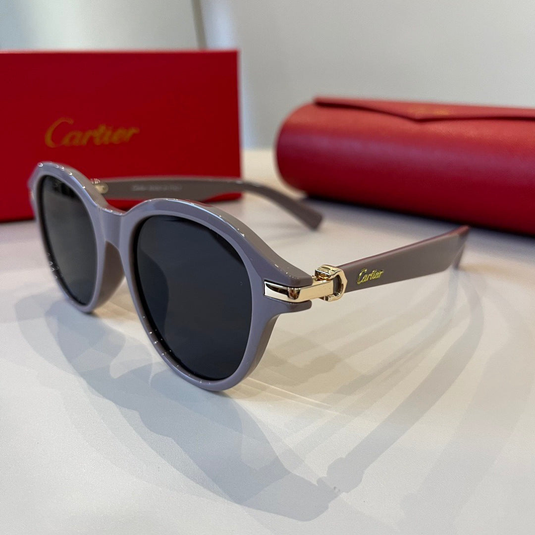 Cartier Lightweight Metal Rimless Silver Lens Sunglasses for Men & Wo - 487298 - detail image 3