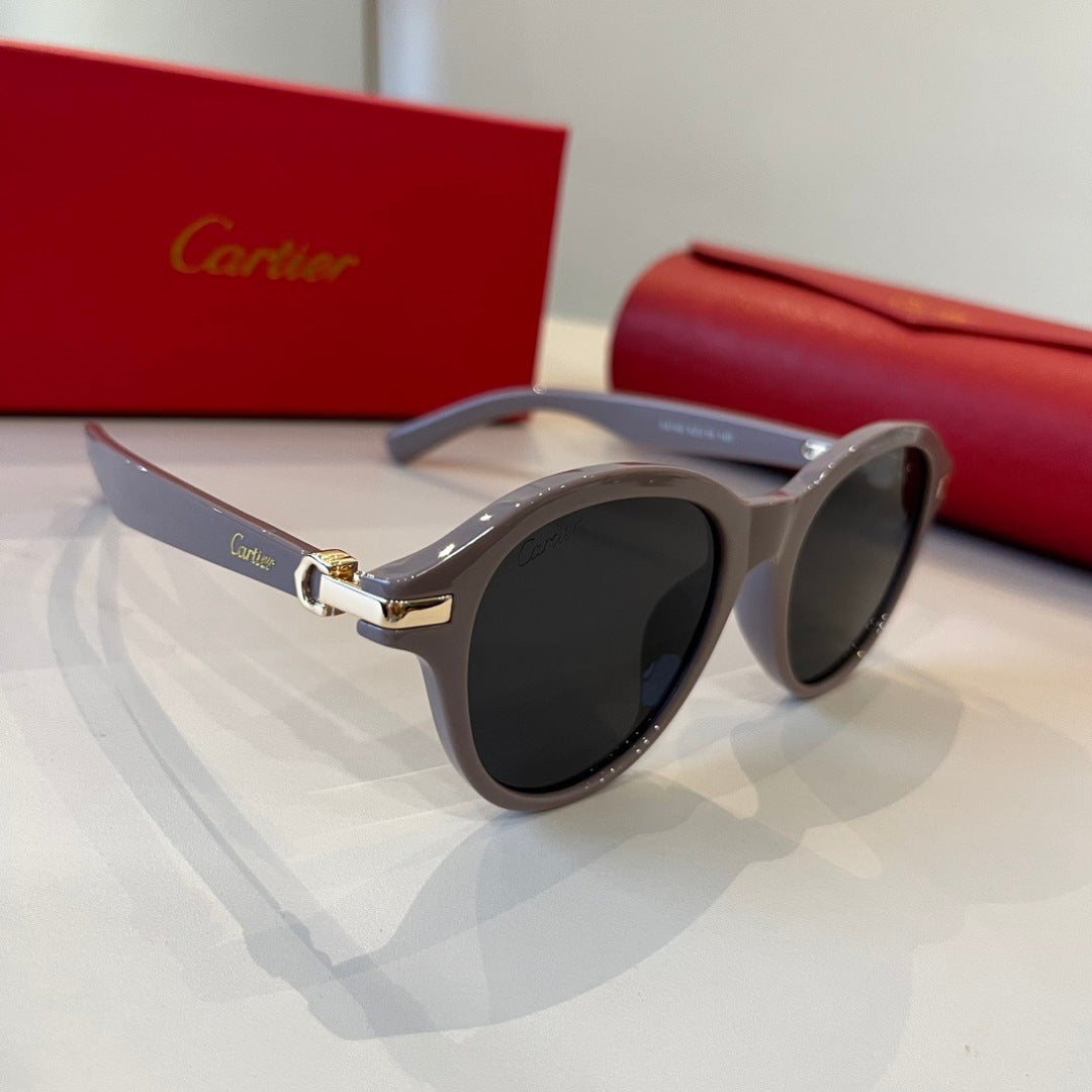 Cartier Lightweight Metal Rimless Silver Lens Sunglasses for Men & Wo - 487298