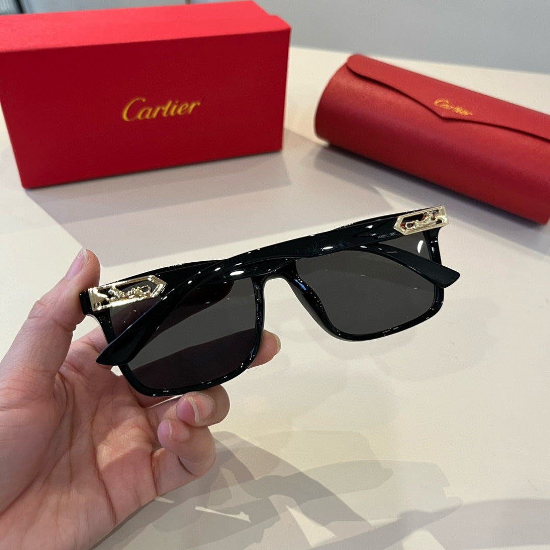 Cartier Fashion Black Lens Sunglasses for Men & Women - 487281 - detail image 7